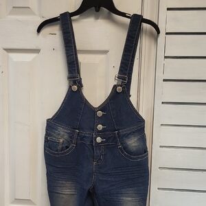 Denim Blue Women's Overalls, Rue 21, Size 1/2